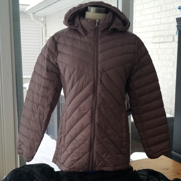 NEW DUSTY ROSE Packable Lightweight Down Jacket - Picture 3 of 8